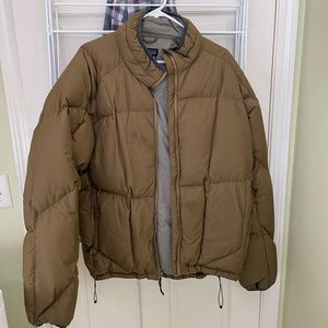 REI goose down coat sz L
